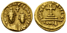 Heraklios AV Solidus, with Heraklios Konstantinos