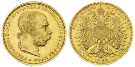Franz Joseph I AV 20 Corona 1894