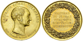 RDR, Vergoldete AE Medaille o.J., Sternberg