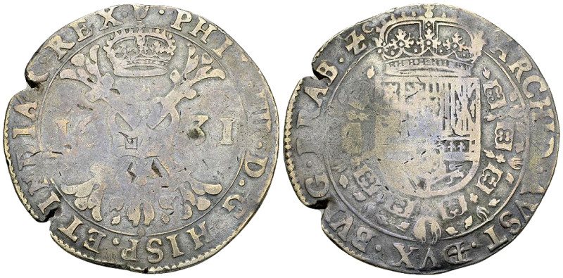 Philip IV AR Patagon 1631, Antwerpen 

Spanish Netherlands. Philip IV. AR Pata...