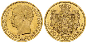 Denmark AV 20 Kroner 1909
