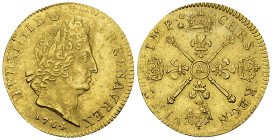 Louis XIV, AV Louis d'or aux insignes 1704 A, Paris