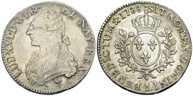 Louis XVI, AR Ecu aux branches d'olivier 1788 L, Bayonne