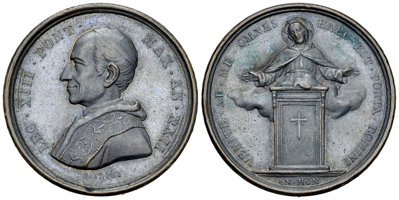 Leo XIII, AE Medaglia 1900 

Stato Pontificio. Leo XIII (Vincenzo Gioacchino L...