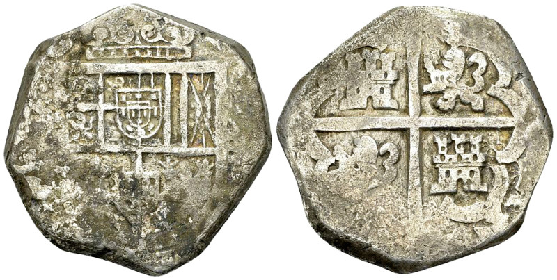 Felipe IV AR 8 Reales 

Spain. Felipe IV (1621-1665). AR Cob 8 Reales (30-34 m...