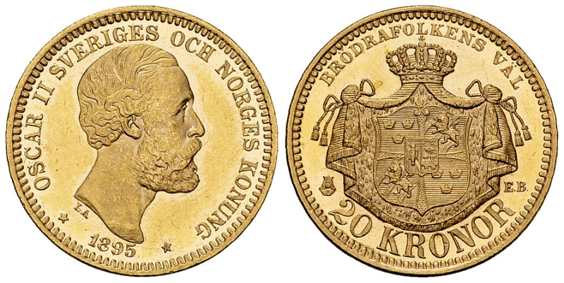 Sweden AV 20 Kronor 1895 

Sweden. Oscar II. AV 20 Kronor 1895 (8.96 g).
KM 7...