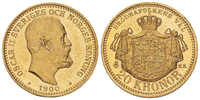 Sweden AV 20 Kronor 1900 

Sweden. Oscar II. AV 20 Kronor 1900 (8.96 g).
KM 7...