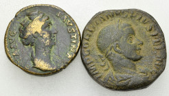 Roman Empire, Lot of 2 AE coins