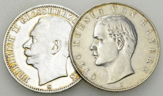 Deutschland, Lot von 2 AR 3 Mark