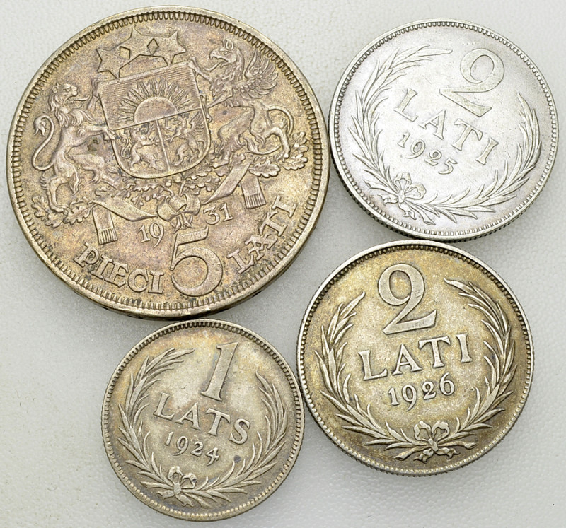 Latvia, Lot of 4 AR coins 

Latvia. Lot of 4 (four) AR coins.

Very fine. (4...