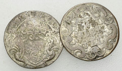 Zürich, Lot von 2 AR Salzhausmarken 1739