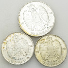 Yugoslavia, Lot of 3 AR coins