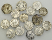 Peru, Lot of 16 AR coins