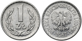 1 złoty 1967 - rzadki rok