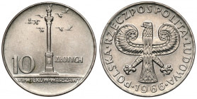 10 złotych 1966 Mała Kolumna