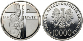 10.000 złotych 1989 Jan Paweł II - pastorał