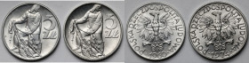 5 złotych 1960 i 1974 Rybak - zestaw (2szt)