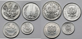 10 groszy - 2 złote 1961-1981 - zestaw (4szt)