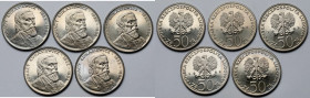 50 złotych 1983 Łukasiewicz - zestaw (5szt)