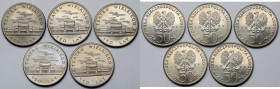 50 złotych 1983 Teatr Wielki - zestaw (5szt)