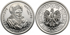 Próba NIKIEL 20.000 złotych 1993 Kazimierz IV Jagiellończyk