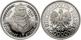 Próba NIKIEL 200.000 złotych 1994 Zygmunt I Stary - popiersie