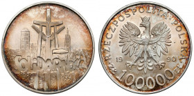100.000 złotych 1990 Solidarność - odmiana A