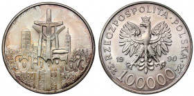 100.000 złotych 1990 Solidarność - odmiana A