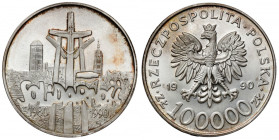 100.000 złotych 1990 Solidarność - odmiana A