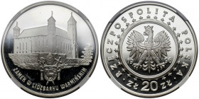 20 złotych 1996 Zamek w Lidzbarku Warmińskim