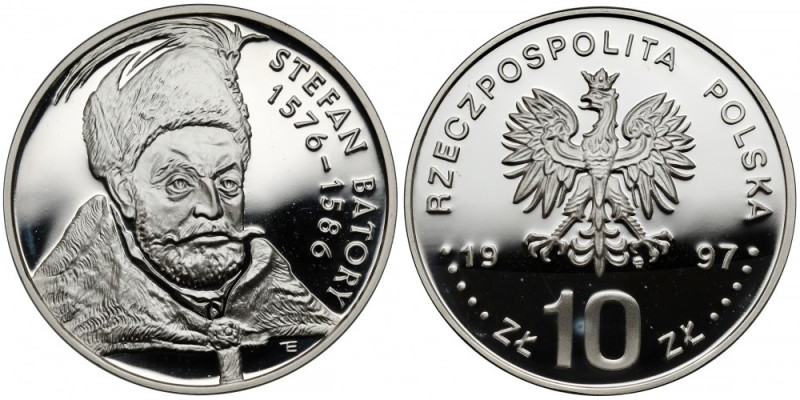 10 złotych 1997 Stefan Batory - popiersie