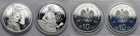 10 złotych 2005 Poniatowski - zestaw (2szt)