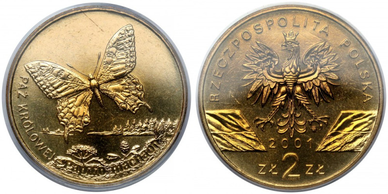 2 złote 2001 Paź Królowej 
Grade: PCGS MS65