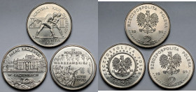2 złote 1995 - zestaw (3szt)