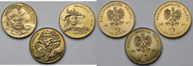 2 złote 1997-2000 - zestaw (3szt)