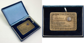 Plakieta, Za Zasługi dla Aeroklubu PRL