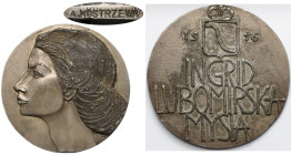 Medal, Ingrid Lubomirska 'Mysia' 1976 - Kostrzewa - unikat R8