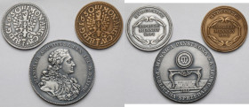 Medale, 400-lecie Mennicy 1994 i Publiczna Sprzedaż Akcji 1998 - zestaw (3szt)