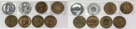 PRL, Medale - numizmatycy - zestaw (8szt)