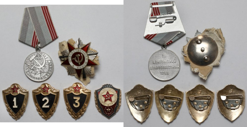 Rosja / ZSRR, Zestaw odznak (6szt)
