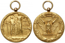Włochy, Medal ZŁOTO - Pro Patria et Rege