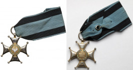 II RP, Wtórnik Orderu Virtuti Militari kl.IV - Knedler - w SREBRZE