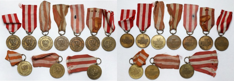 PRL, Medale 'Zwycięstwa i Wolności 1945' - zestaw (10szt) Reference: Oberleitner...
