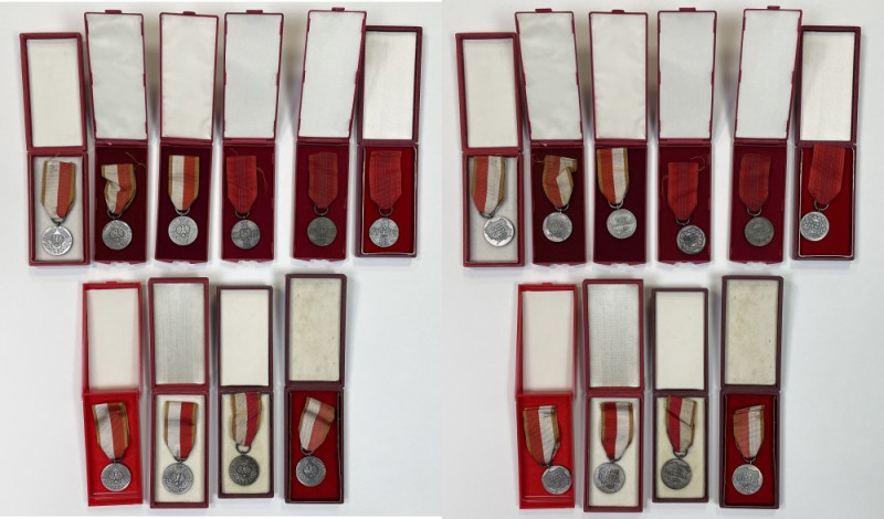 PRL, Medal 30 i 40-lecia Polski Ludowej - zestaw (10szt)