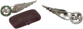 RAF Sweet Heart Badge - AG (Air Gunner)
