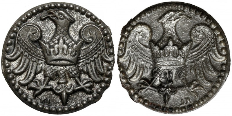 Przypinka patriotyczna, Orzeł Piastowski Średnica 26,5 mm, waga 1,27 g.&nbsp;