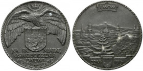 Medal, Lwów - na pamiątkę oswobodzenia Lwowa 1915