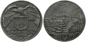 Medal, Lwów - na pamiątkę oswobodzenia Lwowa 1915