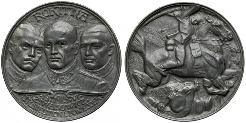 Medal, Pamięci poległych pod Rokitną 1915 Bardzo ładny jak na ten typ. Kilka pla...