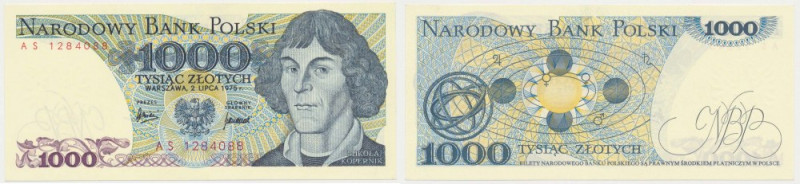 1.000 zł 1975 - AS Reference: Miłczak 145b
Grade: UNC